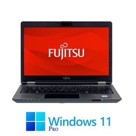 Laptop Fujitsu LIFEBOOK U728, Quad Core i5-8250U, 256GB SSD, FHD, Win 11 Pro